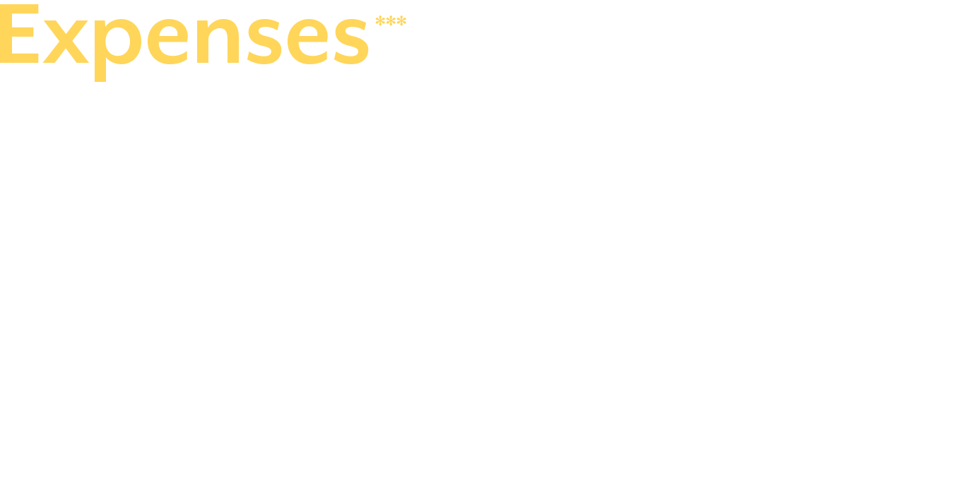 Expenses Numbers
